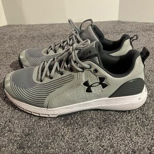 Under Armour Mens 12.5 Charged Commit TR 3 Mod Grey Training Shoes